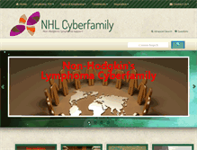 Tablet Screenshot of nhlcyberfamily.org